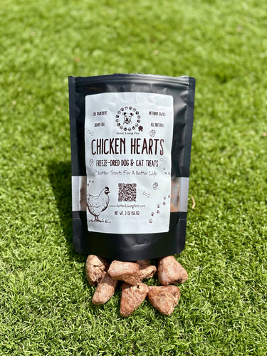 Freeze Dried Chicken Hearts